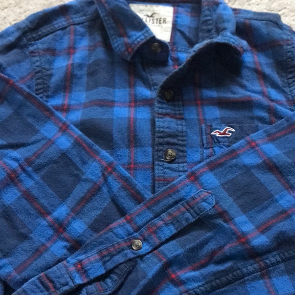 Hollister Shirts Mens Flannel Poshmark
